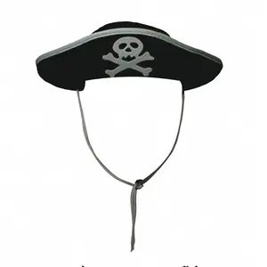 Chapeau pirate feutre noir