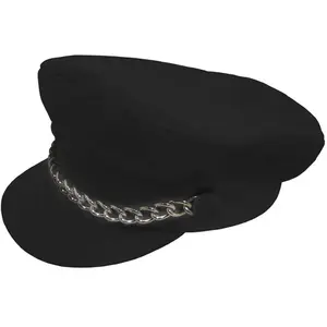 RueDeLaFete Casquette Rocker Noire - Marque - Modèle - Couleur principale: Noir pas cher