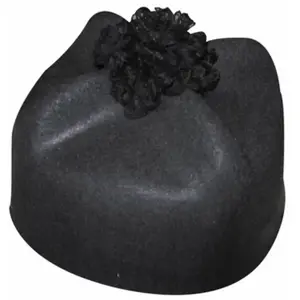 RueDeLaFete Barrette de curé noire pas cher