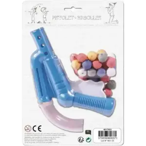RueDeLaFete Pistolet et 30 Boules dancing pas cher