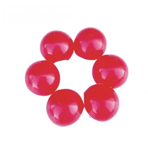 PartyPro Lot de 6 Nez de clown en plastique avec élastique - Rouge - Pour Enfant à partir de 4 ans pas cher