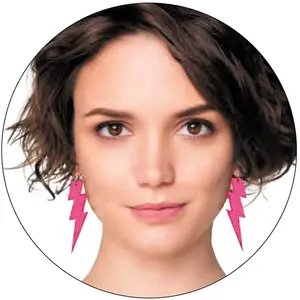 Comparateur de prix : Party Pro 90646 - Boucles d'oreilles Flash néon rose