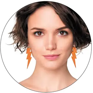 Comparateur de prix : Boucles d'oreilles Flash néon orange