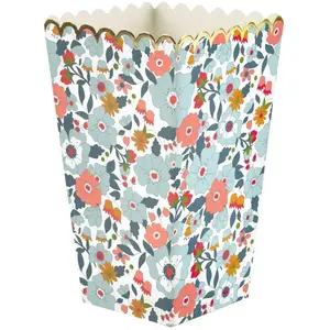 Comparateur de prix : Sachet de 8 Boites à pop-corn Fleuries 12,5 cm