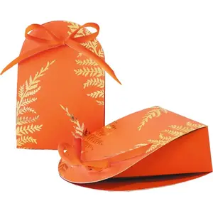RueDeLaFete Sachet de 8 boites ballotin Terracotta pas cher