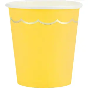 Comparateur de prix : Sachet de 8 Gobelets Jaune