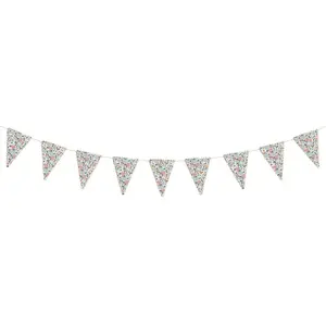 Party Pro 913FLD, Guirlande fanions fleuris 3 mètres pas cher