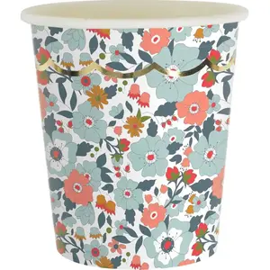 Comparateur de prix : Sachet de 8 Gobelets Fleuris
