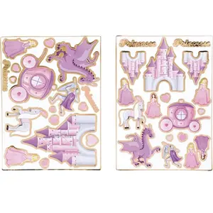 Non communiqué 35 stickers princesse rose - partypro 913340 pas cher