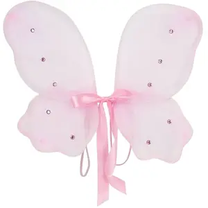 Comparateur de prix : Non communiqué Ailes de fee rose luxe enfant