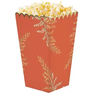 Comparateur de prix : Sachet de 8 Boites à pop-corn Terracota 12,5 cm