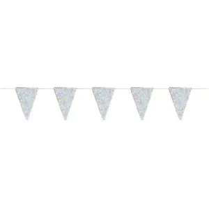Guirlande shabby - Multicolore - Tissu - 3m pas cher