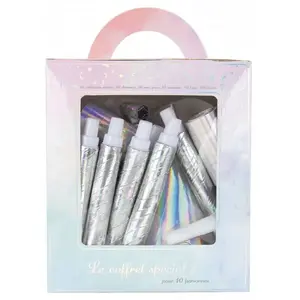 RueDeLaFete Coffret cotillons irisés 10 personnes pas cher