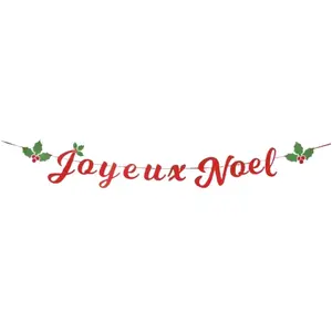 Non communiqué Guirlande deco lettres Joyeux noel