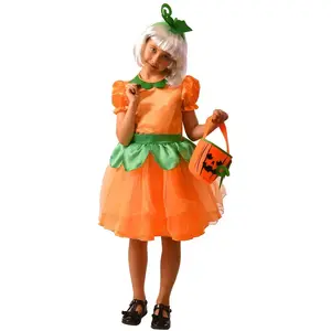 RueDeLaFete Déguisement de Citrouille fille 7-9 ans FETE-8729162079 pas cher