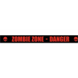 Comparateur de prix : Générique Bande DÉLIMITATION Zombie Zone 10 M - Décoration spécial Halloween - Thème(s) : Zombie