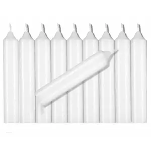 RueDeLaFete Set de 10 Bougies cire pour lampion pas cher