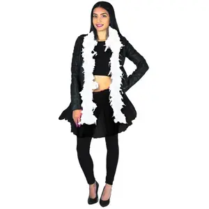 Comparateur de prix : Boa en plumes 1m80, Blanc