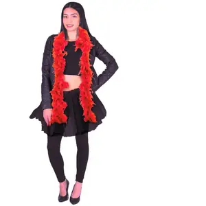 Comparateur de prix : Boa en plumes 1m80, Rouge