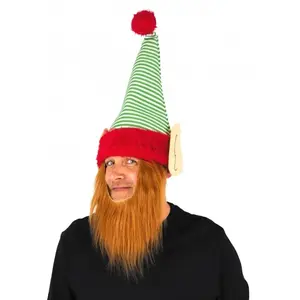 Grand Bonnet Lutin avec barbe