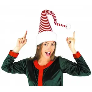 Comparateur de prix : Grand Bonnet Noël Candy rayé rouge
