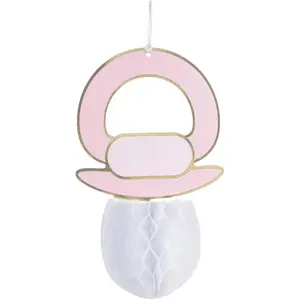 RueDeLaFete Tétine alvéolée baby girl rose pas cher