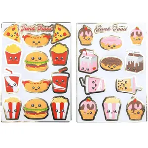 RueDeLaFete Stickers Junk Food x 25 pas cher