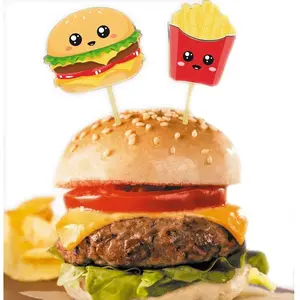 Comparateur de prix : Party Pro 913651, Sachet de 10 Pics à Cocktail Junk Food