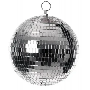 Party Pro 3330920, Boule à facettes 20cm à suspendre, Argent