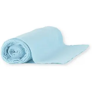 RueDeLaFete Chemin de table gaze de coton 30 cm x 3 mètres bleu pastel pas cher