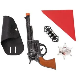 PartyPro Set Far West 4 Pcs Avec Epee Et Bouclier pas cher