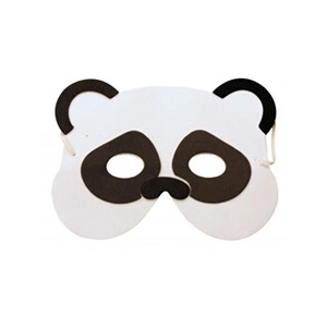 Comparateur de prix : PartyPro Masque Enfant Panda - Blanc / noir - Taille Unique
