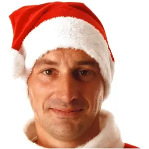 PartyPro Bonnet de père noel luxe pole nord pas cher