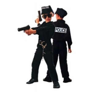 Comparateur de prix : PartyPro Costume Policier Francais Enfant - Noir - 4/6 ans