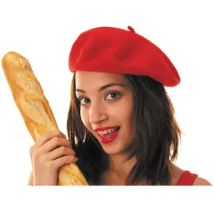 Béret Basque Rouge France - Party Pro - Adulte