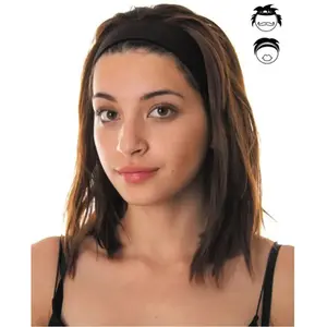 Comparateur de prix : Bandeau pour cheveux 80's noir