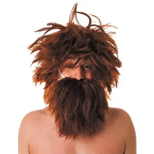 Comparateur de prix : Perruque et barbe Cro Magnon