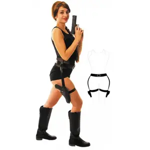 PARTY PRO Holster d'aventurière noir - Marque - Modèle - Caracteristique 1 - Caracteristique 2 - Caracteristique 3 pas cher