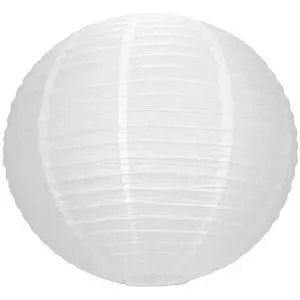 Party Pro 5022M Lanterne Japonaise Papier de Riz Blanc 35 x 35 x 35 cm pas cher