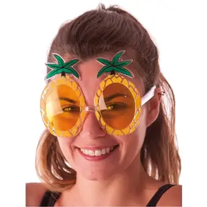 Lunettes Ananas - Mixte - Intérieur - Noir - Orange et Verte pas cher