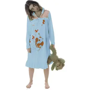 GENERIQUE Déguisement zombie pyjama femme Halloween pas cher