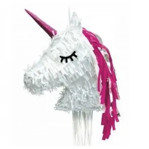 Comparateur de prix : Pinata licorne blanche et rose - PARTY PRO - 47 X 32 X 8 CM - Multicolore - Rose - Adulte - Mixte