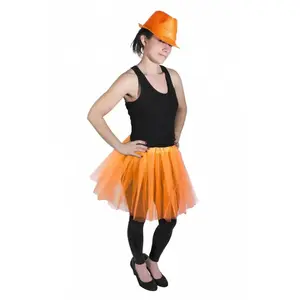 RueDeLaFete Tutu orange fluo pas cher