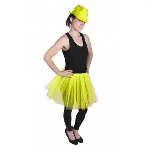 RueDeLaFete Tutu jaune fluo FETE-333023 pas cher