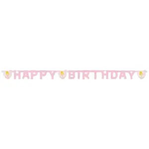 Guirlande Happy Birthday PRINCESSE pas cher