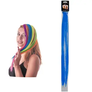 Comparateur de prix : Mèche Colorée - PARTY PRO - Bleue - Synthétique - Adulte - Femme