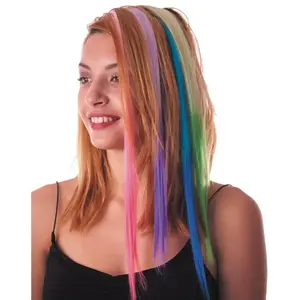 RueDeLaFete Mèche de cheveux à clipser, manga violette pas cher