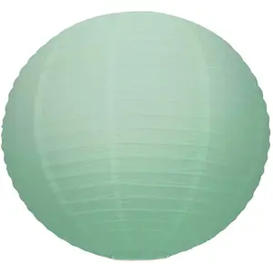 JOUR DE FETE Lanterne Japonaise en Papier Vert Menthe - 50 cm pas cher