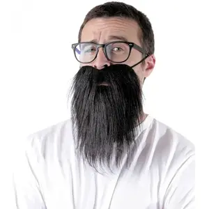 Barbe de hipster noire