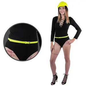 RueDeLaFete Ceinture Fluo - Jaune pas cher